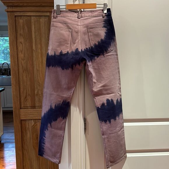 🎀SSENSE COLLINA STRADA tie dye straight leg jeans small - Picture 8 of 15